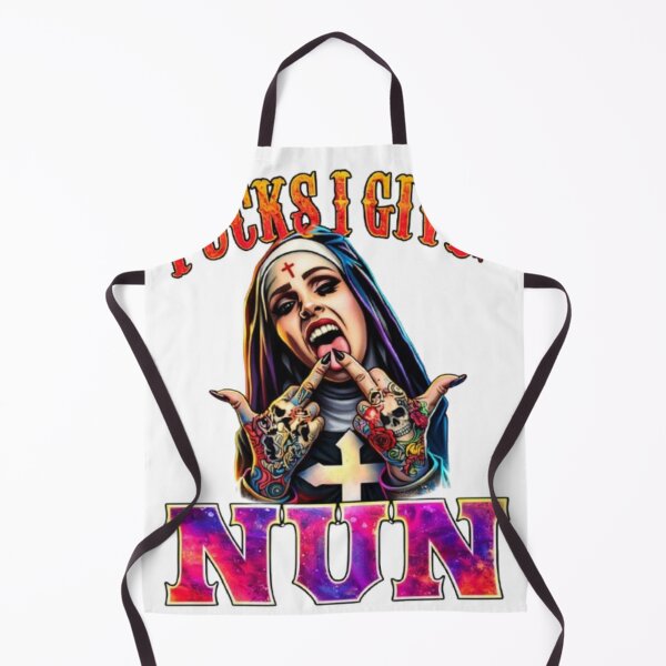 Item preview, Zero Fucks I Give Nun Design designed and sold by PrintWavePro.