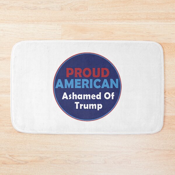 Item preview, Proud American Ashamed Of Trump designed and sold by Anja Gillette.