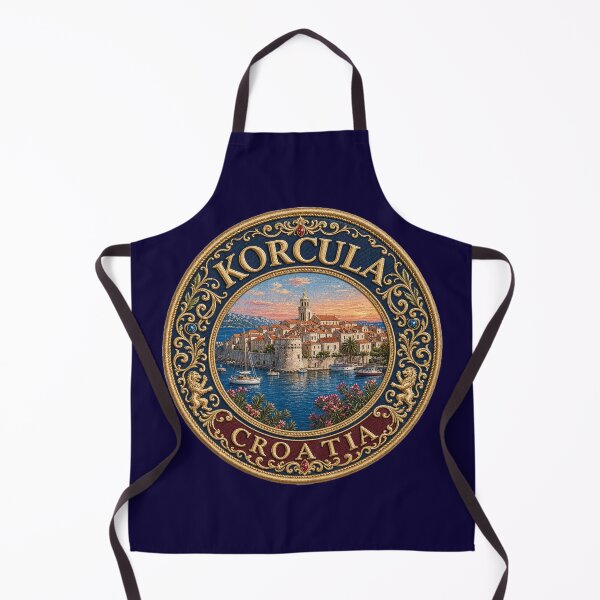Item preview, Korčula, Croatia – Old Town, Church Tower & Adriatic Port designed and sold by Girih.
