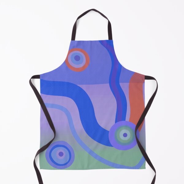 Item preview, Flowing Blue Abstract with Concentric Circles designed and sold by Chunac.