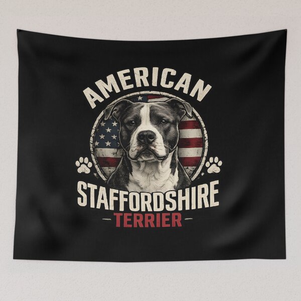 Item preview, American Staffordshire Terrier Vintage Dog Lover Gift designed and sold by blankTeeShirt.