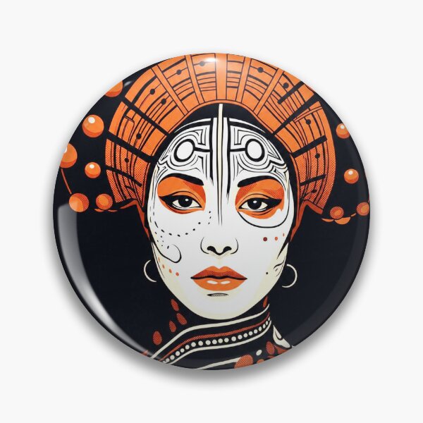 Item preview, Pop Art Graphic Woman Portrait Colorful Festival designed and sold by G-M-Designs.