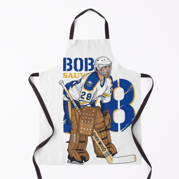 Item preview, Bob Sauve #28 - Buffalo Hockey Legend - Retro Goalie Art designed and sold by Thogan0416.
