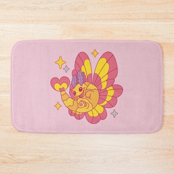 Item preview, Silly rosy maple moth dragon designed and sold by Erika Vaigel Illustrations.