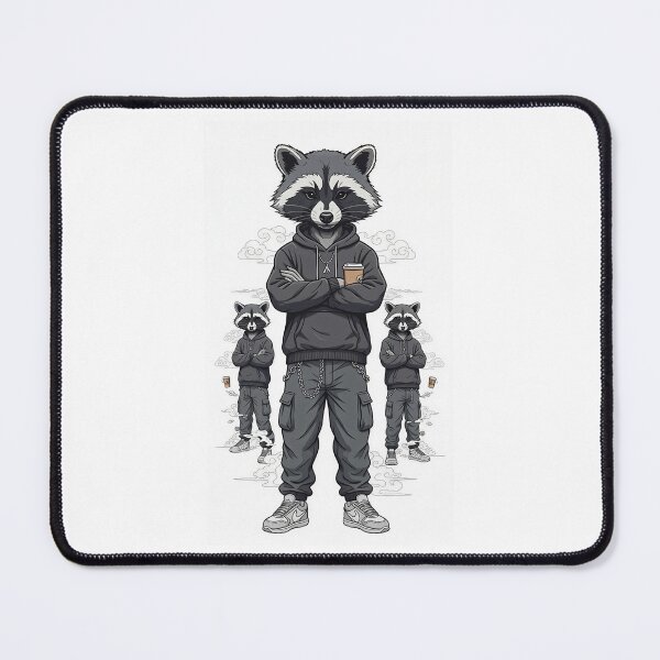 Item preview, Urban Raccoon Streetwear Hoodie Design designed and sold by Tonaru_Dev.