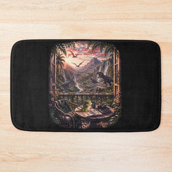 Item preview, Like a Little World You Never Want to Leave – Cozy Dino Jungle Aesthetic designed and sold by Aimetoi.