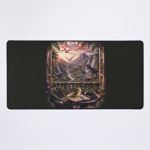 Item preview, Like a Little World You Never Want to Leave – Cozy Dino Jungle Aesthetic designed and sold by Aimetoi.