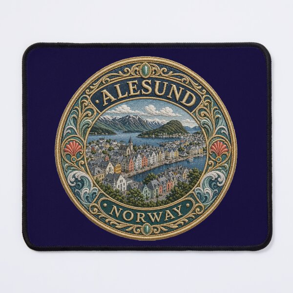 Item preview, Ålesund, Norway – Art Nouveau facades, harbor & fjord landscape designed and sold by Girih.