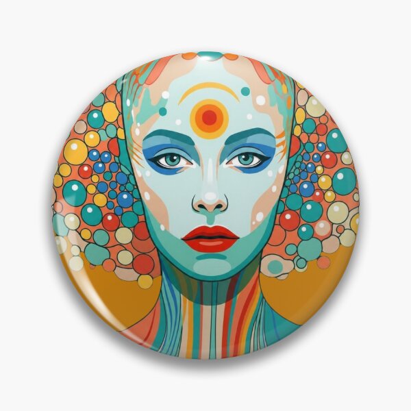 Item preview, Pop Art Graphic Woman Portrait Colorful Festival designed and sold by G-M-Designs.
