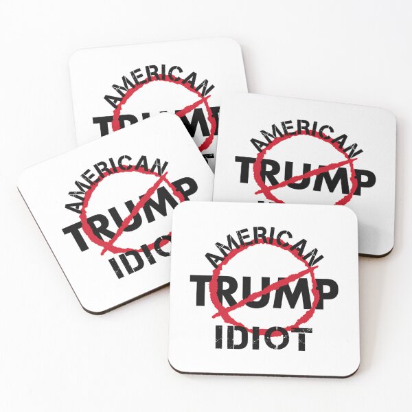 Aperçu de l'œuvre Trump, l'idiot américain créée et vendue par Anja Gillette.