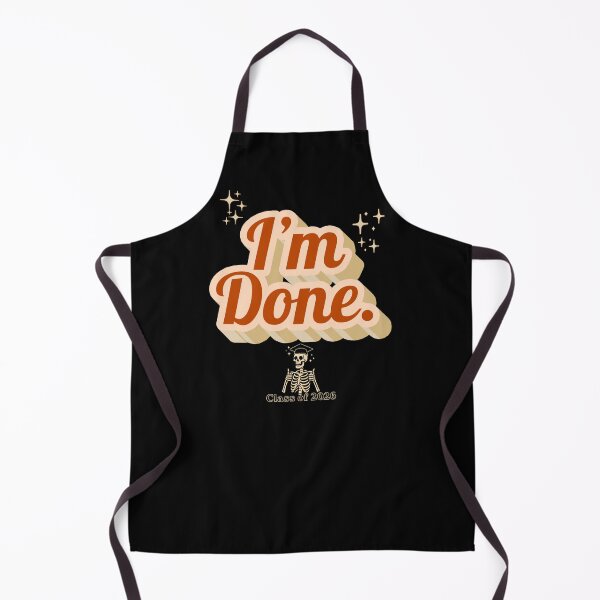 Item preview, I’m Done Class of 2026 – Funny Graduation Skeleton Design – Retro Graduate Humor designed and sold by azLittleLuxur.