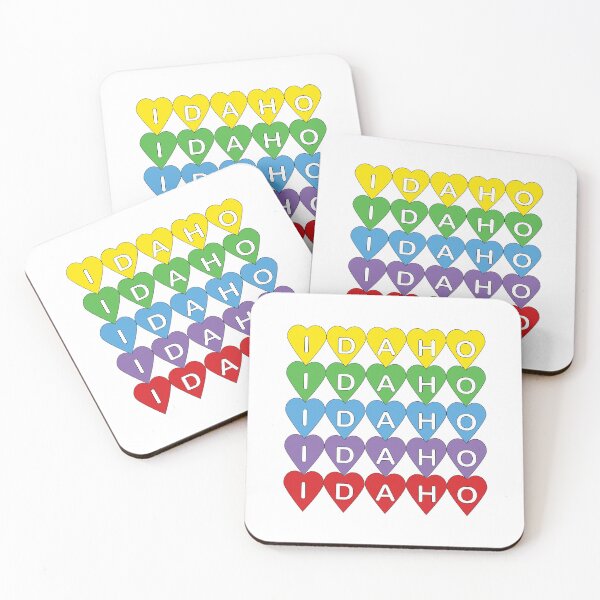 Item preview, Colorful Idaho Heart Pattern designed and sold by ValeriesGallery.