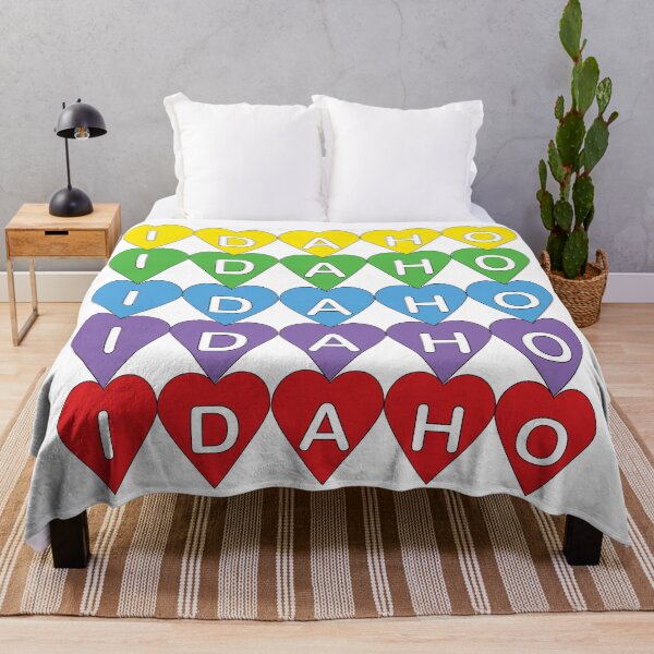 Item preview, Colorful Idaho Heart Pattern designed and sold by ValeriesGallery.