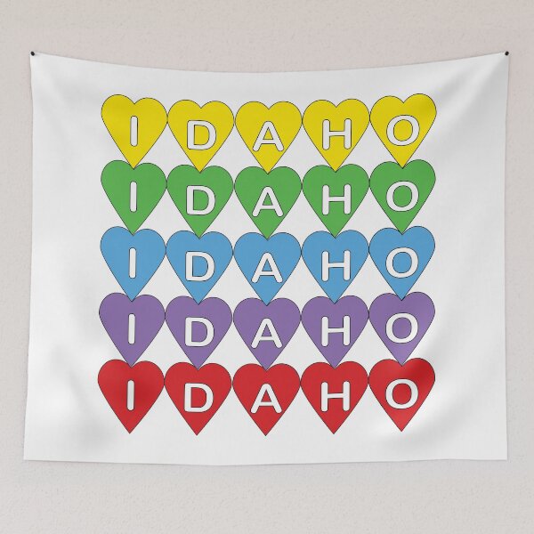 Item preview, Colorful Idaho Heart Pattern designed and sold by ValeriesGallery.