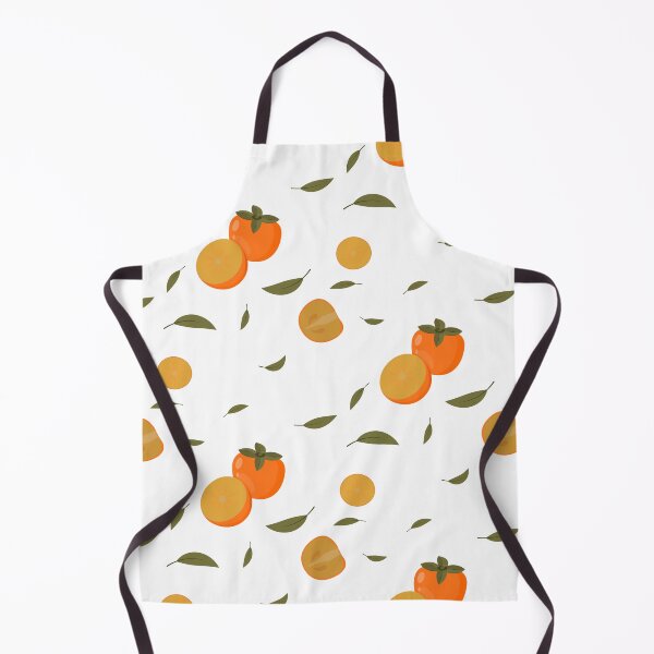Item preview, Persimmon Seamless Pattern Flat Design .Packaging design for juice, tea, yogurt, or healthy snack brands. designed and sold by Natalia4321.