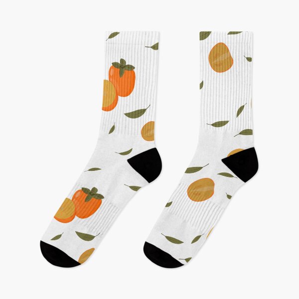Item preview, Persimmon Seamless Pattern Flat Design .Packaging design for juice, tea, yogurt, or healthy snack brands. designed and sold by Natalia4321.