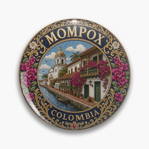 Item preview, Mompox, Colombia – Colonial balconies, canal banks & domed church designed and sold by Girih.
