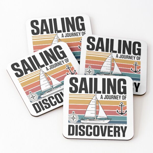 Item preview, Sailing Journey of Self Discovery Vintage Nautical Design designed and sold by kaream1308.