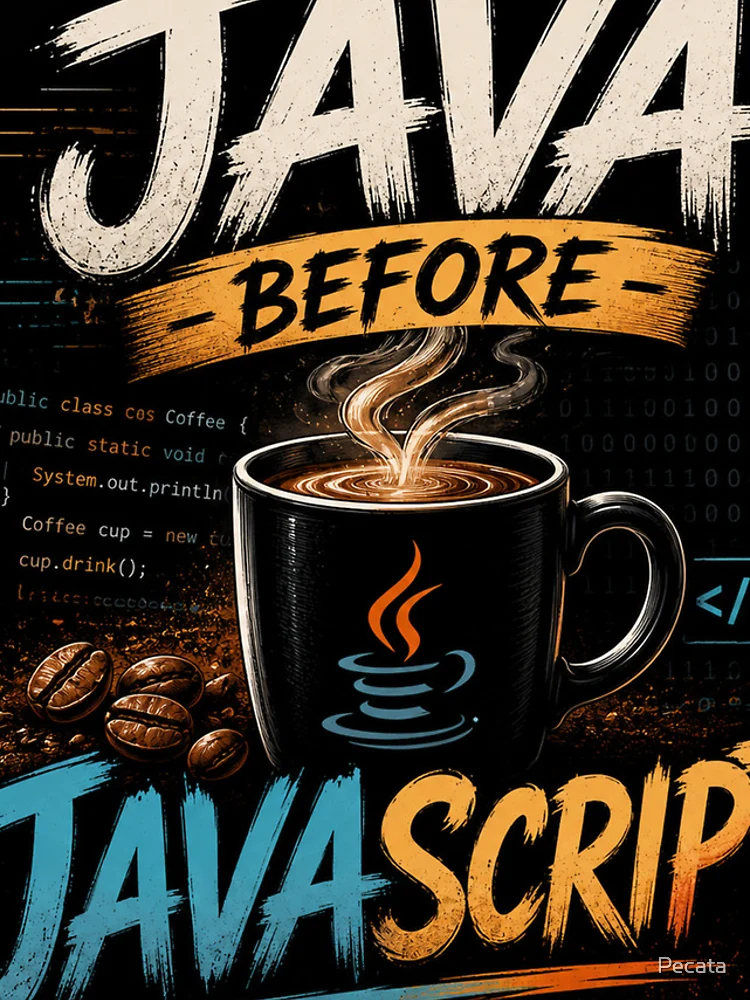 Thumbnail 4 of 4, iPhone Case, Java before Java script designed and sold by Pecata.