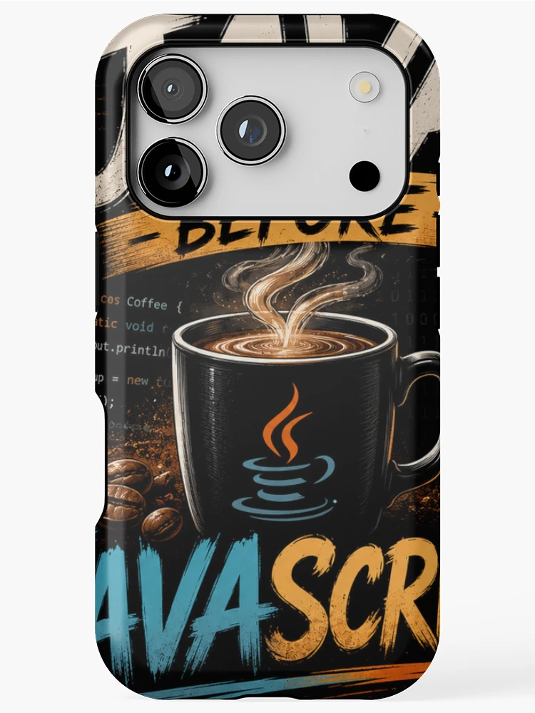 Thumbnail 1 of 4, iPhone Case, Java before Java script designed and sold by Pecata.