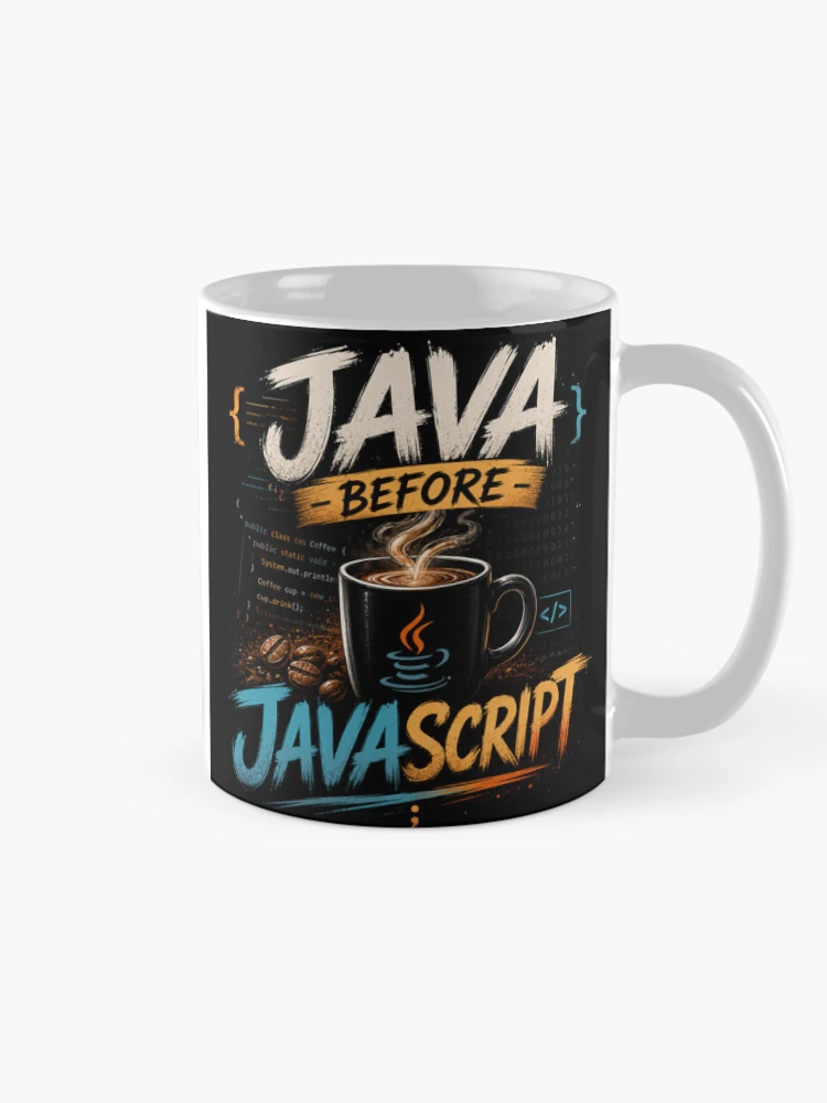 Thumbnail 3 of 6, Coffee Mug, Java before Java script designed and sold by Pecata.
