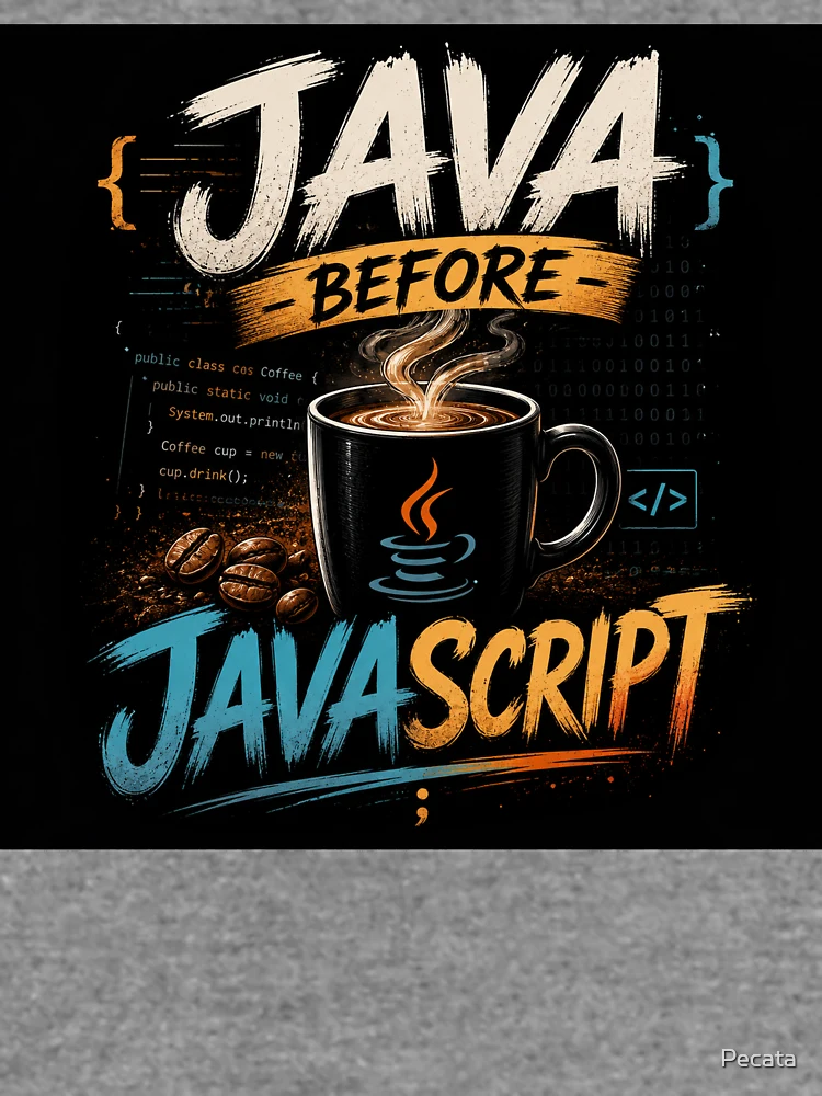Thumbnail 6 of 6, Lightweight Sweatshirt, Java before Java script designed and sold by Pecata.
