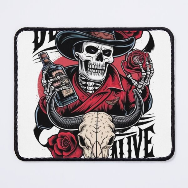 Item preview, Dead or Alive Skeleton Rose Design designed and sold by PrintWavePro.