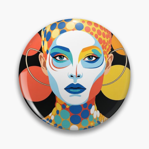 Item preview, Pop Art Graphic Woman Portrait Colorful Festival designed and sold by G-M-Designs.