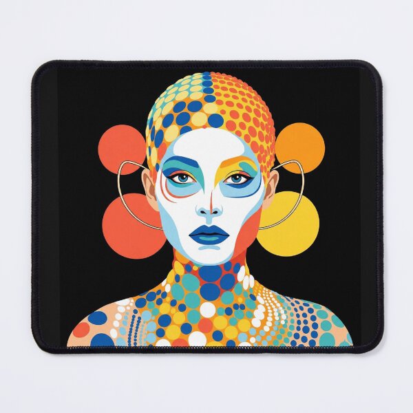 Item preview, Pop Art Graphic Woman Portrait Colorful Festival designed and sold by G-M-Designs.