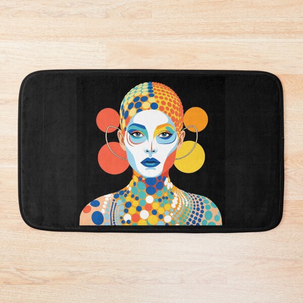Item preview, Pop Art Graphic Woman Portrait Colorful Festival designed and sold by G-M-Designs.
