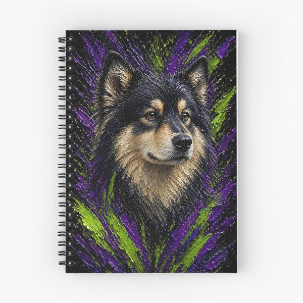 Item preview, Finnish Lapphund Color Explosion Dog Art designed and sold by Vista Atelier.