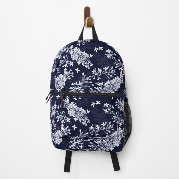 Item preview, Syringa small flower pattern - Navy designed and sold by Hide&Quill.