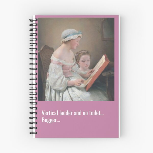 Item preview, Vertical Ladder and No Toilet designed and sold by Milburga Ringers.