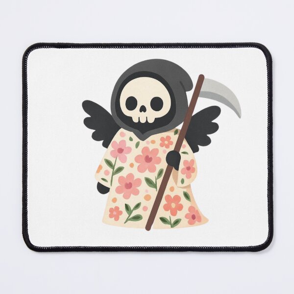 Item preview, Death with flowers designed and sold by uunaa.