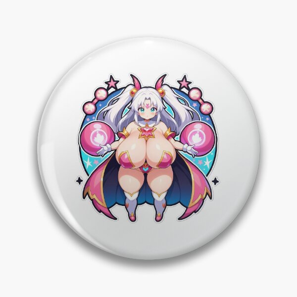 Item preview, Big-breasted witch girl anime sticker designed and sold by mochimochiyama.