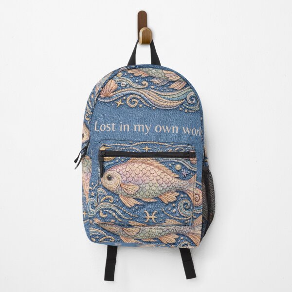 Item preview, Pisces Zodiac Fish – Medieval Embroidery Animal Art designed and sold by doinitzart.