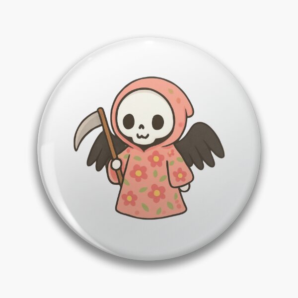 Item preview, Death with flowers designed and sold by uunaa.