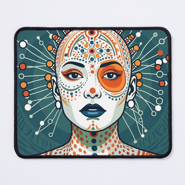 Item preview, Pop Art Graphic Woman Portrait Colorful Festival designed and sold by G-M-Designs.