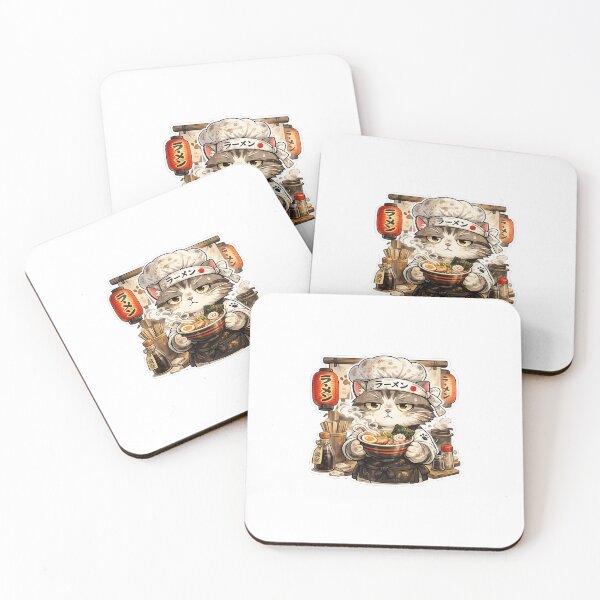 Item preview, ramen cat designed and sold by UlisesMV.