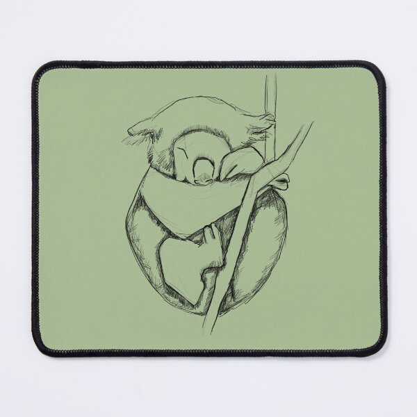 Item preview, Sleepy Koala Sketch on Branch designed and sold by penelopejade.