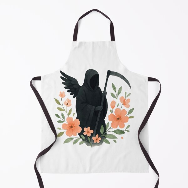 Item preview, Death with flowers designed and sold by uunaa.