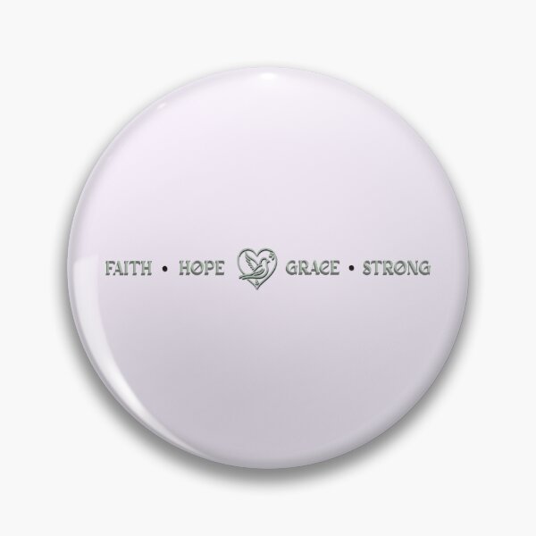 Item preview, Faith Hope Grace Strong — Intention Word Design | Christian Gift for Her | Spiritual Affirmation Art designed and sold by ZenWealthDesign.