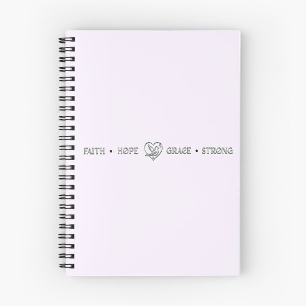 Item preview, Faith Hope Grace Strong — Intention Word Design | Christian Gift for Her | Spiritual Affirmation Art designed and sold by ZenWealthDesign.