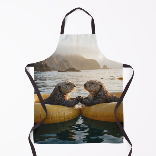 Item preview, Floating Otters Hold Hands designed and sold by Tridentulus.