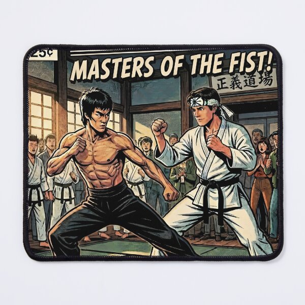 Item preview, Silver Aged Kung Fu Poster designed and sold by ComicsandCoffee.