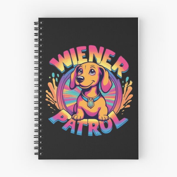Item preview, Wiener Patrol Cute Dachshund Cartoon Design designed and sold by Rafael Bee.
