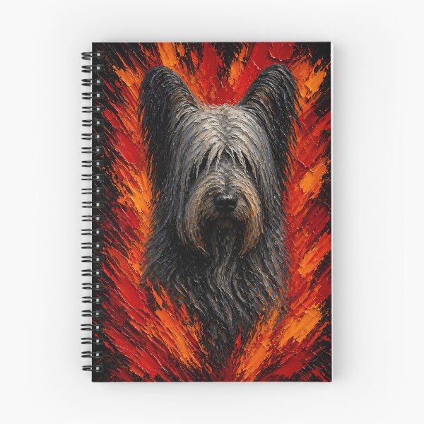 Item preview, Skye Terrier Color Explosion Dog Art designed and sold by Vista Atelier.