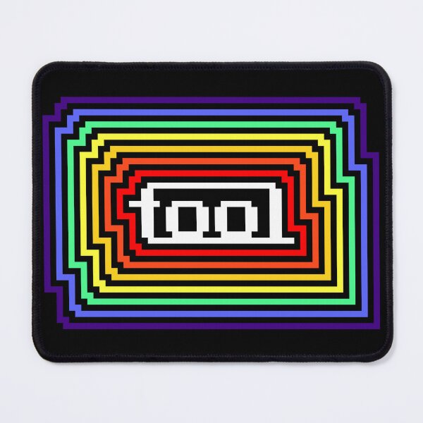 Item preview, Rainbow Band Logo Pixel Art designed and sold by RexGrounds05.