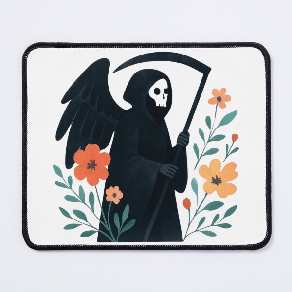 Item preview,  Death with flowers designed and sold by uunaa.