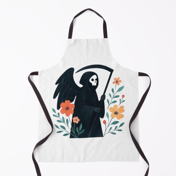 Item preview, Death with flowers designed and sold by uunaa.